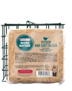 VERSELE-LAGA Menu Nature Blocco di grasso con semi + alimentatore riutilizzabile 395g