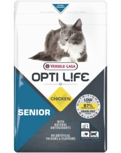 VERSELE-LAGA Opti Life Cat Senior Chicken 2.5 kg per gatti anziani