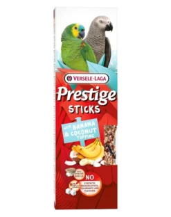VERSELE-LAGA Prestige Sticks 2pz. con banana e cocco per pappagalli di grossa taglia 140g