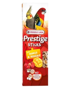 VERSELE-LAGA Prestige Sticks 2pz. con mango e rosa canina per pappagalli di media taglia 140g