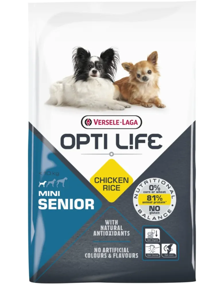 VERSELE-LAGA Senior Mini - Cibo per cani adulti di piccola taglia e miniatura 7,5 kg Pollame