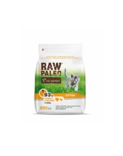 VETEXPERT Raw Paleo Adult Cat Turkey&Chicken per gattini tacchino e pollo 250g