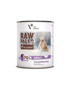 VETEXPERT Raw Paleo Anatra/Duck Adult per cani 800g