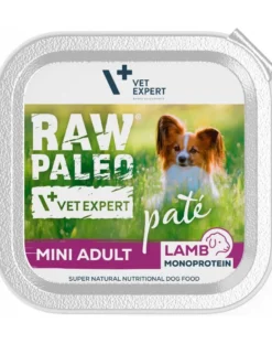 VETEXPERT RAW PALEO Pate Adult Mini Lamb 150g paté per cani di piccola taglia agnello