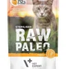 VETEXPERT RAW PALEO Sterilised turkey 100g cibo umido per gatti sterilizzati tacchino