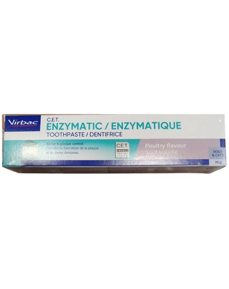 VIRBAC Dentifricio enzimatico per cani e gatti 70 g