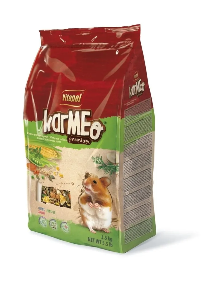 VITAPOL Karmeo Premium alimento completo per criceti 2,5 kg