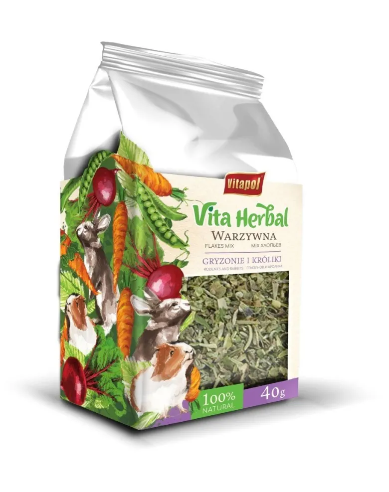 VITAPOL Letto vegetale per roditori 100g