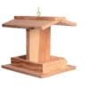 VITAPOL Mangiatoia per uccelli, in legno, 14x11x11,5 cm