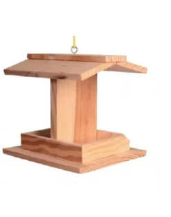 VITAPOL Mangiatoia per uccelli, in legno, 14x11x11,5 cm