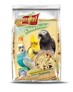 VITAPOL Pasta con frutta da cuocere per uccelli 130 g