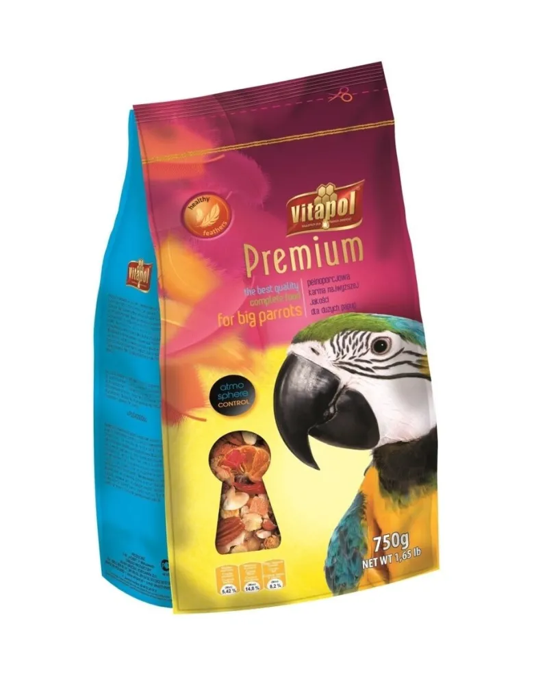 VITAPOL Premium pappagalli grandi 750 g
