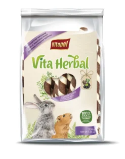 VITAPOL Tubi di frutta e verdura per roditori e conigli 200g