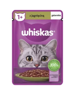 WHISKAS Adult con agnello in gelatina 85 g cibo umido per gatti