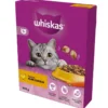 WHISKAS Adult 300g alimento secco completo con delizioso pollo per gatti adulti