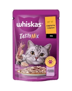 WHISKAS Adult in bustina 85g Alimento umido con agnello e tacchino in salsa