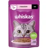 WHISKAS Adult in bustina 85g cibo umido con salmone in salsa per gatti adulti