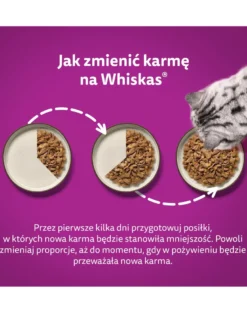 WHISKAS Adult in bustina 28x85g Alimento umido con pollo in gelatina per gatti adulti