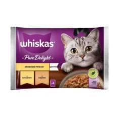WHISKAS Adult in bustina 52x85g cibo umido in gelatina con pollo e tacchino per gatti adulti