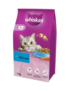 WHISKAS Adult 7 kg alimento secco completo per gatti adulti con delizioso tonno
