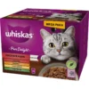 WHISKAS Adult Pure Delight Bocconcini in gelatina 24x85 g con manzo, pollo, agnello, pollame per gatti adulti
