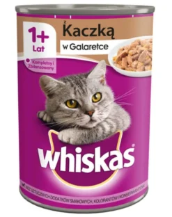 WHISKAS 1+Anatra in gelatina 24x400g