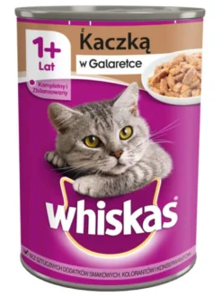 WHISKAS 1+Anatra in gelatina 24x400g