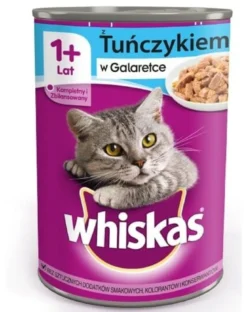 WHISKAS Cibo umido con tonno in gelatina 400g