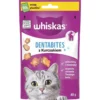 WHISKAS Dentabites 40g snack per la salute dentale per gatti adulti