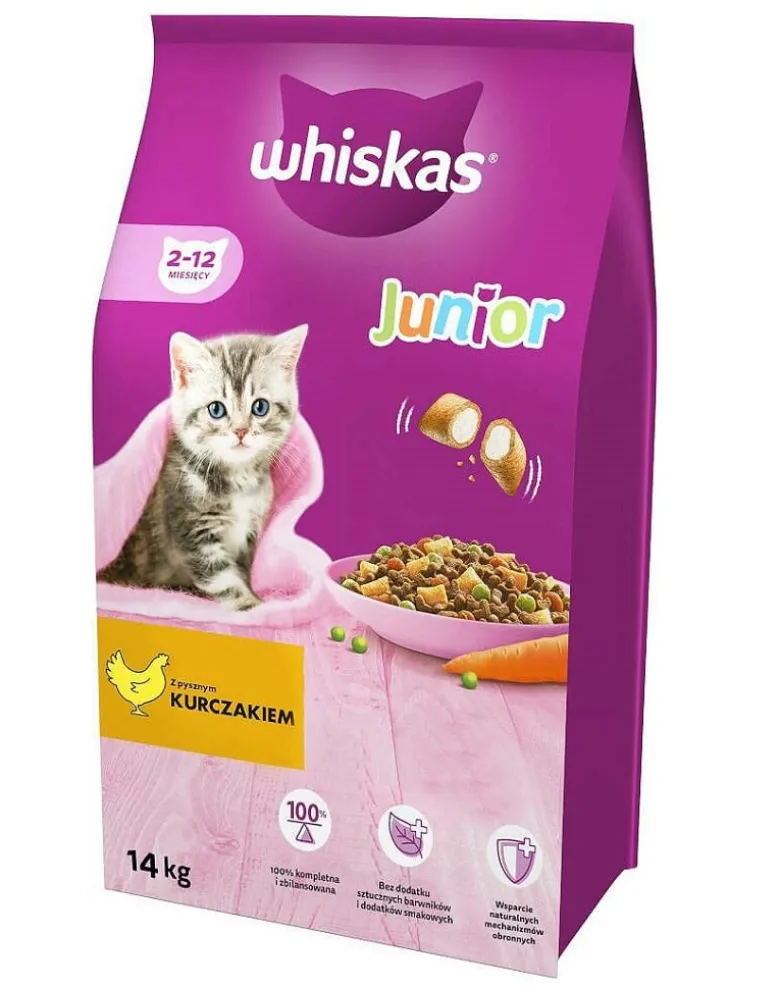 WHISKAS Junior 2x14kg
