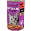 WHISKAS 1+ Manzo in salsa 400 g