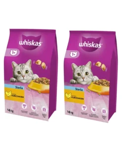 WHISKAS 1+ Sterile Pollo 2 x 14kg