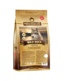 WOLFSBLUT Wild Duck Active Alimento secco per cani attivi con anatra e patate 12,5 kg