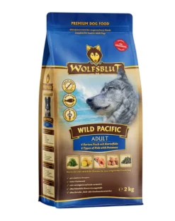 WOLFSBLUT Wild Pacific Adult per cani con pesce e patate 12,5 kg