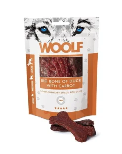 WOOLF Big Bone Of Duck With Carrot 100g ossicini di anatra e carote