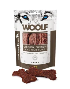 WOOLF Chicken, Pumpkin And Oats Bone 100g ossicini di pollo con zucca e avena
