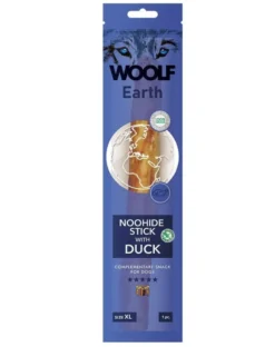 WOOLF Earth Noohide Stick with Duck XL 85g bastoncino per anatre