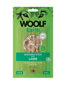 WOOLF Earth Noohide Stick with Lamb S 90g bastoncini di agnello