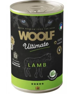 WOOLF Ultimate Adult Dog Lamb and Rosemary 400g cibo umido con agnello e rosmarino per cani