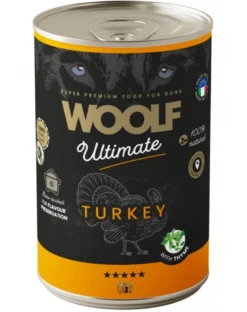 WOOLF Ultimate Adult Dog Turkey and Thyme 400g cibo umido per cani con tacchino e timo