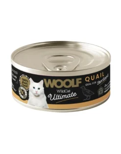 WOOLF Wild Cat Ultimate Sterilised Quail Pate 85g pâté di quaglia per gatti