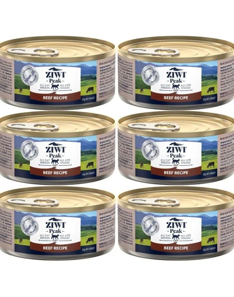 ZIWIPEAK Cat Beef Manzo 6x85 g
