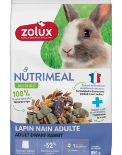 ZOLUX NUTRIMEALAlimento composto per coniglietti nani adulti 850g
