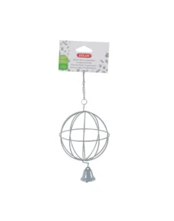 ZOLUX Palla in metallo da appendere per fieno diametro 10cm, grigio