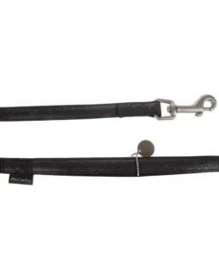 ZOLUX Smycz mac leather 20 mm / 1.2 m czarny