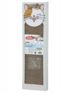 ZOLUX Tiragraffi per gatti CHATOUILLE doppio lato con erba gatta
