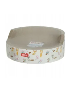 ZOLUX Tiragraffi per gatti CHATOUILLE 2in1 rotondo con erba gatta