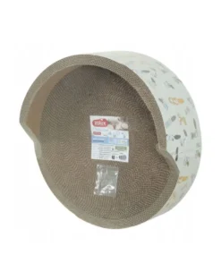 ZOLUX Tiragraffi per gatti CHATOUILLE 2in1 rotondo con erba gatta